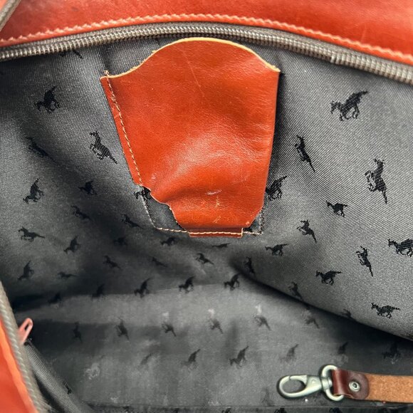 Saki Red Zip Faux Leather Shoulder Bag | Classic Style - Picture 8 of 12